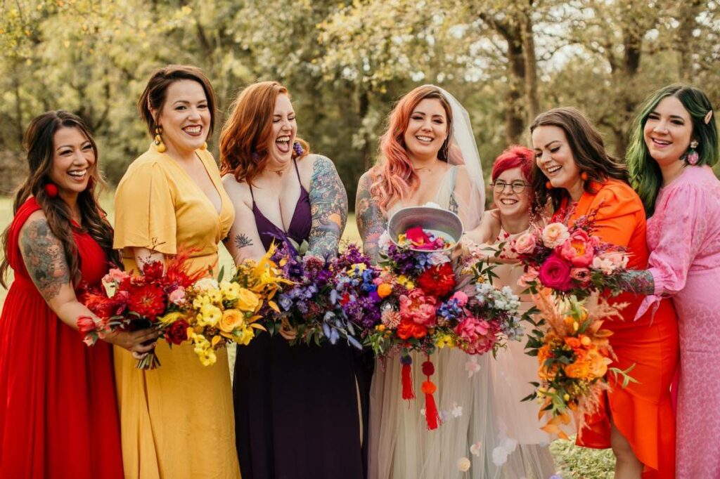 Bold Colors wedding